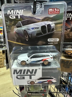 BMW M3 M PERFORMANCE TOURING ALPINE WHITE 1/64 SCALE DIECAST BY