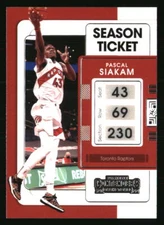 Pascal Siakam 2021-22 Panini Contenders #31 BASKETBALL Card