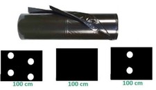 PACCIAMATURA ANTI-ERBA FILM POLIETILENE COPERTURA TERRENO BOBINE DA 100 E 250 MT