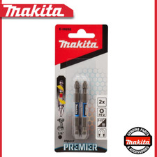 Image of Makita E-06292 PZ2 Pozi Impact Premier Screwdriver Drill Bit Torsion 65mm - 2Pc
