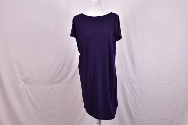 eileen fisher jersey shift dress