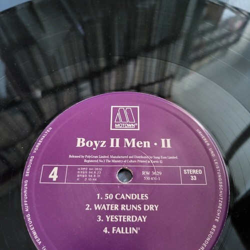 (2LPS) Boyz II Men - ll (1984 Korea Orig 1ST LP Vinyl) - Picture 10 of 12
