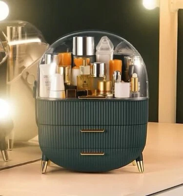 MARKENLOS Make Up Kosmetik Organizer Schubladen Beauty Aufbewahrung Schmink Organizer Grün