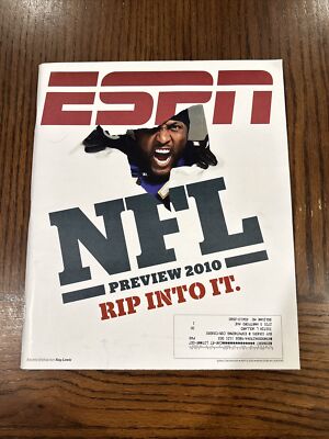 2010 SEPTEMBER 6 ESPN THE MAGAZINE - NFL PREVIEW RAY LEWIS!!!!!