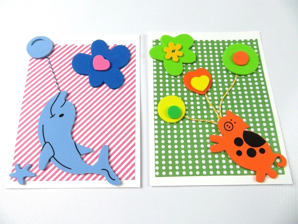 Juego de 10 tarjetas de agradecimiento para niños, tarjetas A2 plegadas, 5.5"X4.25"  Foto 4 de 4