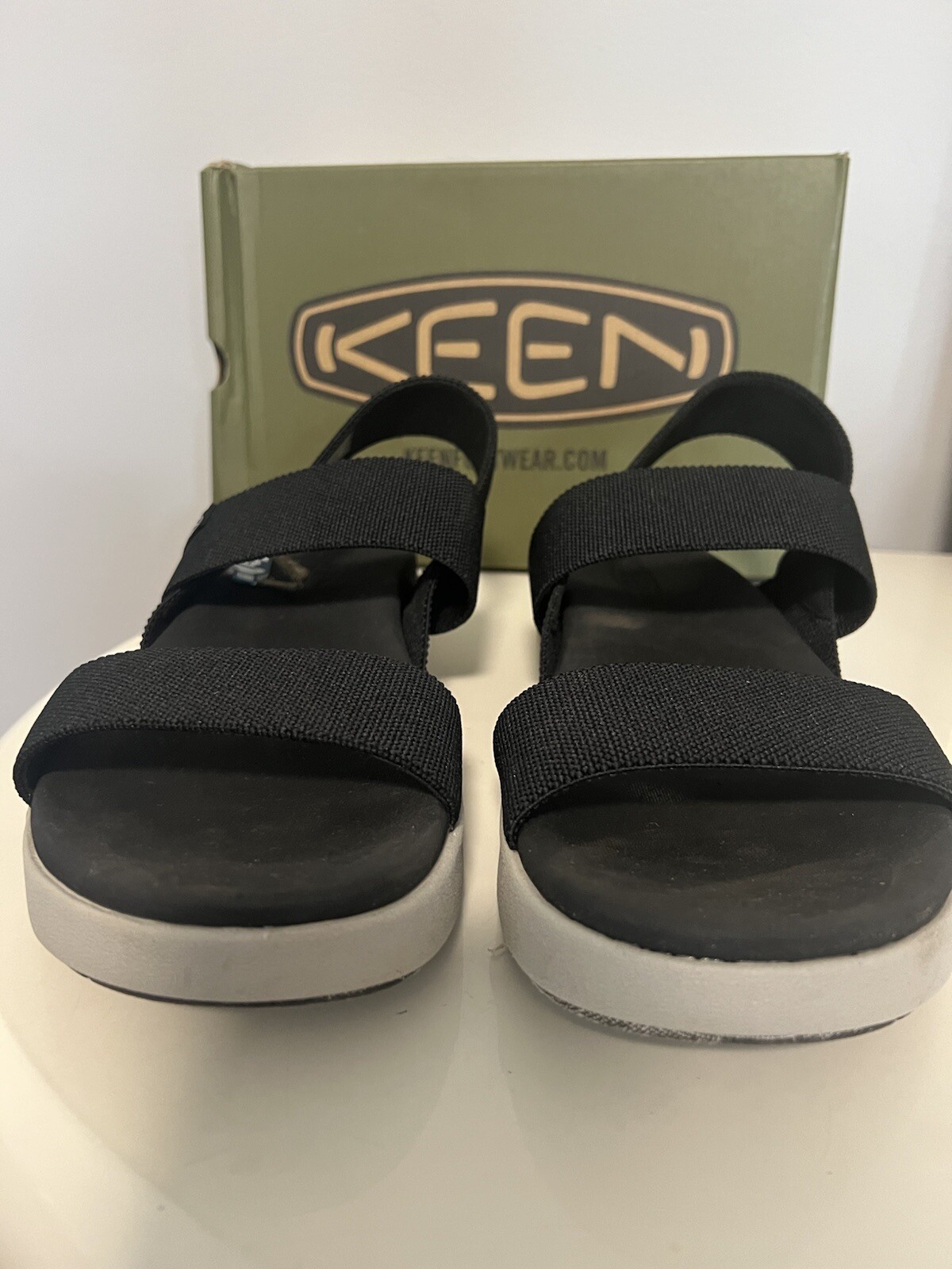 Keen Sandali donna con cinturino posteriore Elle Nero