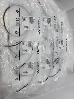 Lot of 10 Systimax GS8E Stranded Modular Patch Cord, Blk, 3 FT (CPC3312-01F003)