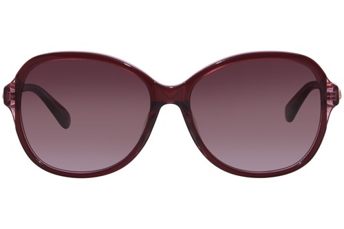 Kate Spade Tamera/G/S C9A3X Sunglasses Women's Transparent Red/Red Gradient 59mm - Picture 2 of 5