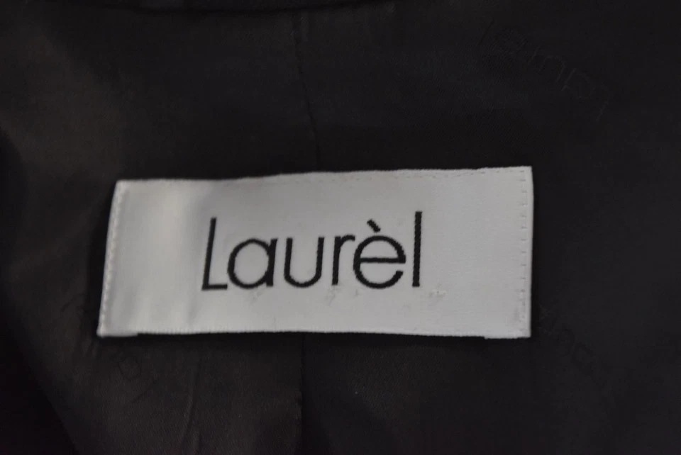 Laurel женщин Blazer размер 36 темно фиолетовый текстурированный шерсти WTW карьера куртка - Изображение 4 из 4