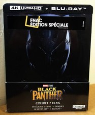 2023 Marvel Blu-Ray Region B Film Movie Black Panther 1 &2 édition spéciale Fnac