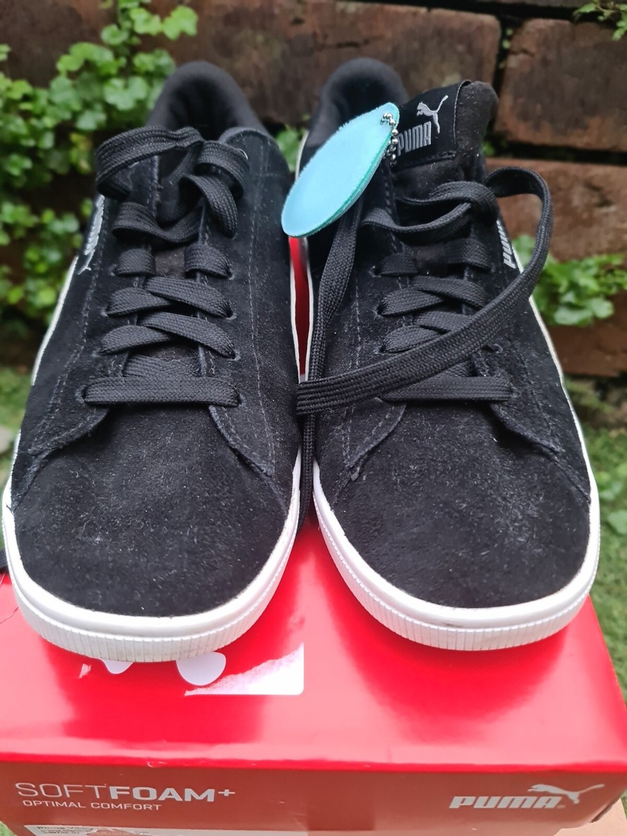 Puma 'Vikky V2' Womens Trainers Black White UK with Original