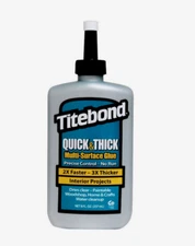 Titebond QUICK & THICK 8 oz. High Strength Liquid MULTI-SURFACE GLUE No Run 2403
