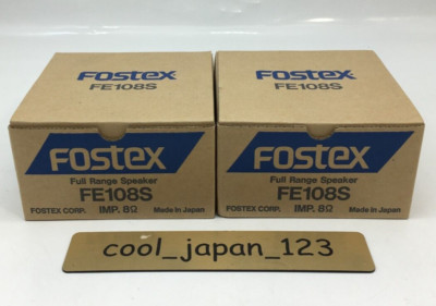 FOSTEX FE108-S Super Full Range Speaker Unit PAIR For Nagaoka