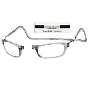 glasses with magnetic front closure