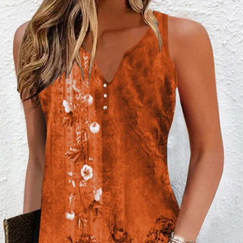 Damen Sommer Freizeit Sommerkleid Blumen Strand Tank Kleid Damen Boho Urlaub Knopf - Bild 13 von 23