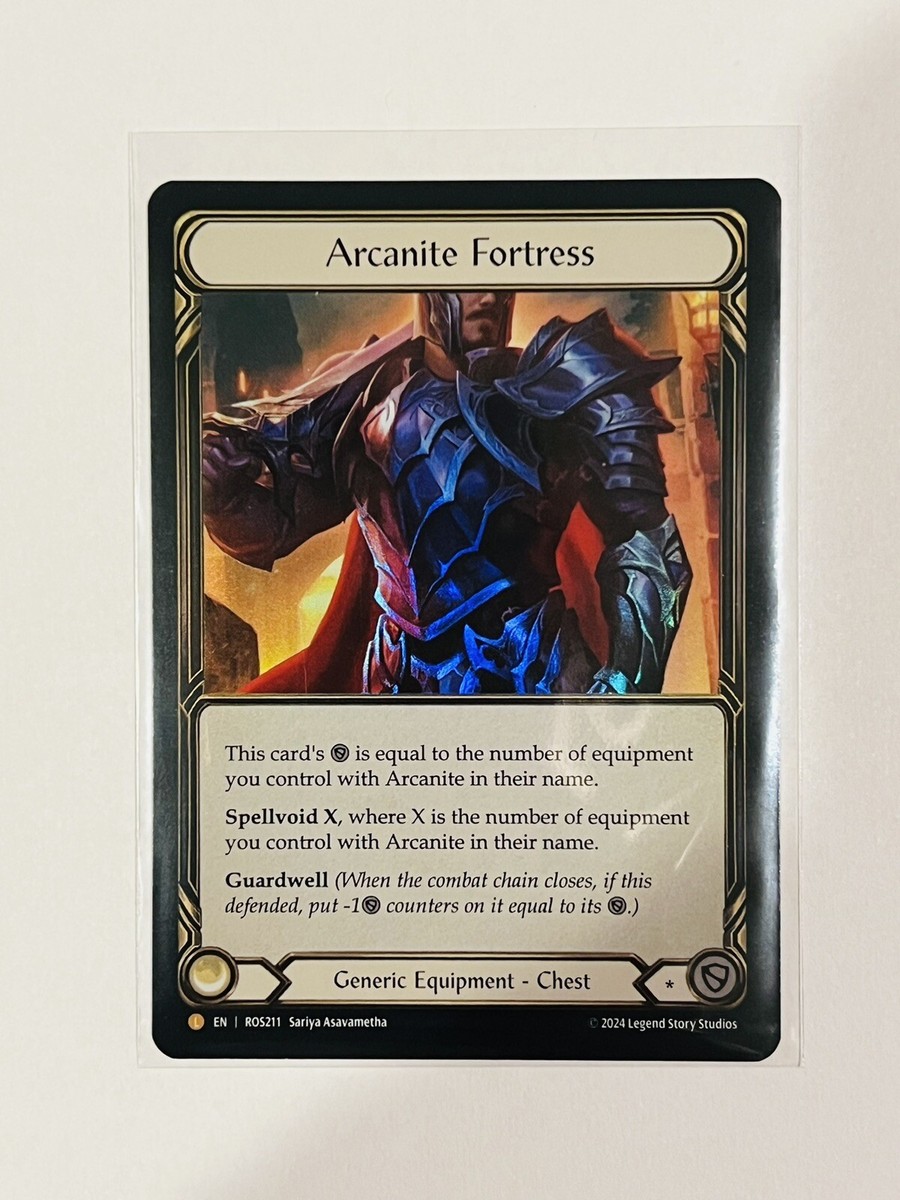 Flesh and Blood TCG Rosetta - Arcanite Fortress Legendary Rainbow