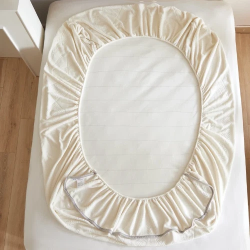 Nordic простыня молока бархата эластичная лента резинке простыня матрас чехол мягкий уютный - Изображение 4 из 4