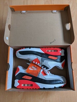 Nike Air Max 90 men 10 white infrared rare original 95 vapor max 1 97 Lebron KD 