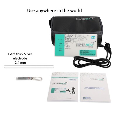 SILVERHEAL Colloidal Silver Generator I Fully Automatic I 2.4 mm silver rods