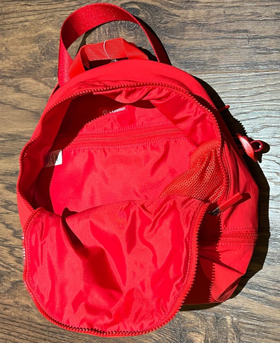 NEW Lululemon City Adventurer Backpack Mini Club Patch Love Red