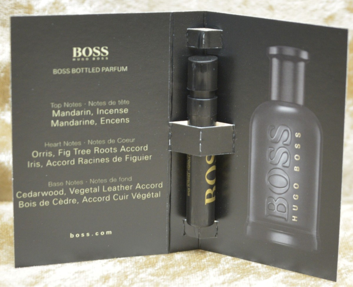 BOSS BOTTLED PARFUM 1 x SAMPLES 0.05 FL. OZ. 1.5 ML SPRAY | eBay