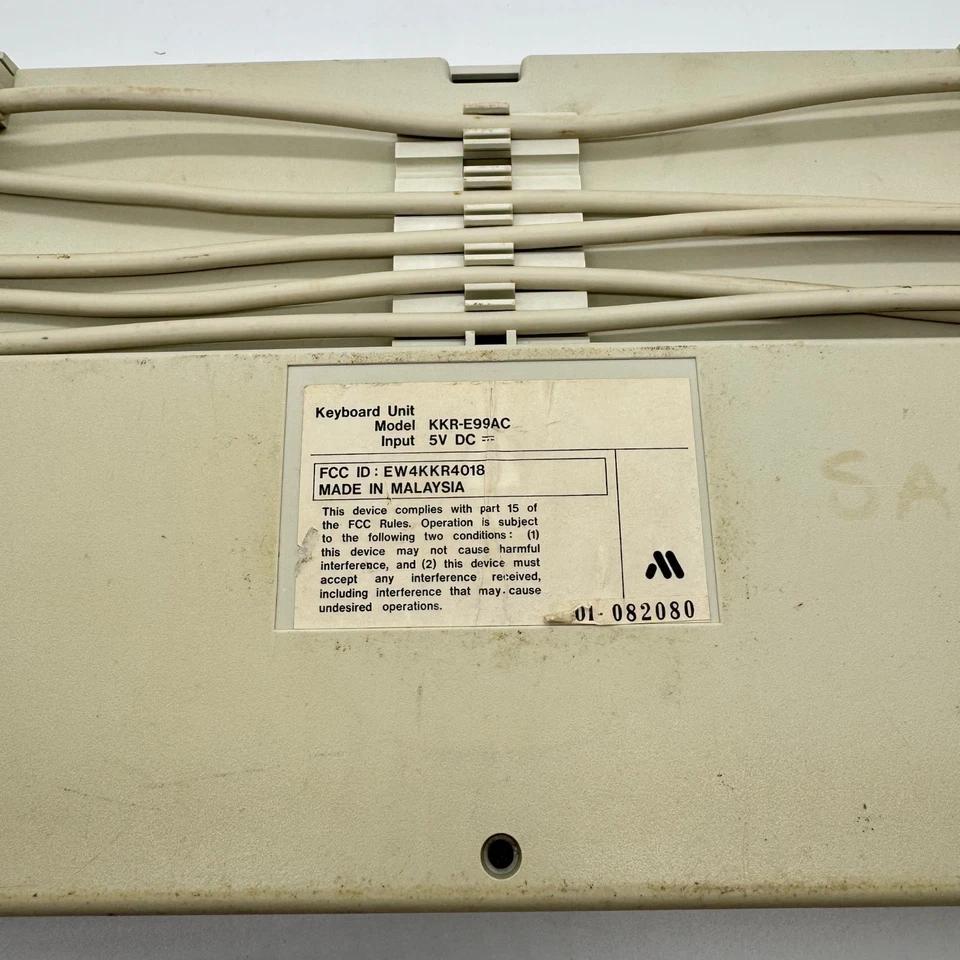 Mitsumi KKR-E99AC Vintage Beige Keyboard 5 Pin DIN Connector for Retro Computer - Image 2 of 4