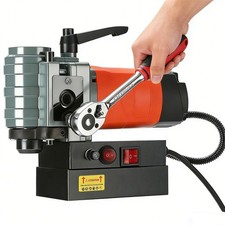 Magnetic Drill Press Portable Mag Drill 45 mm Depth 1300W Low Profile Mag Drill