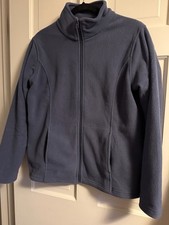 Cabela's Women's Blue Fleece Jacket - Size M - Full Zip -