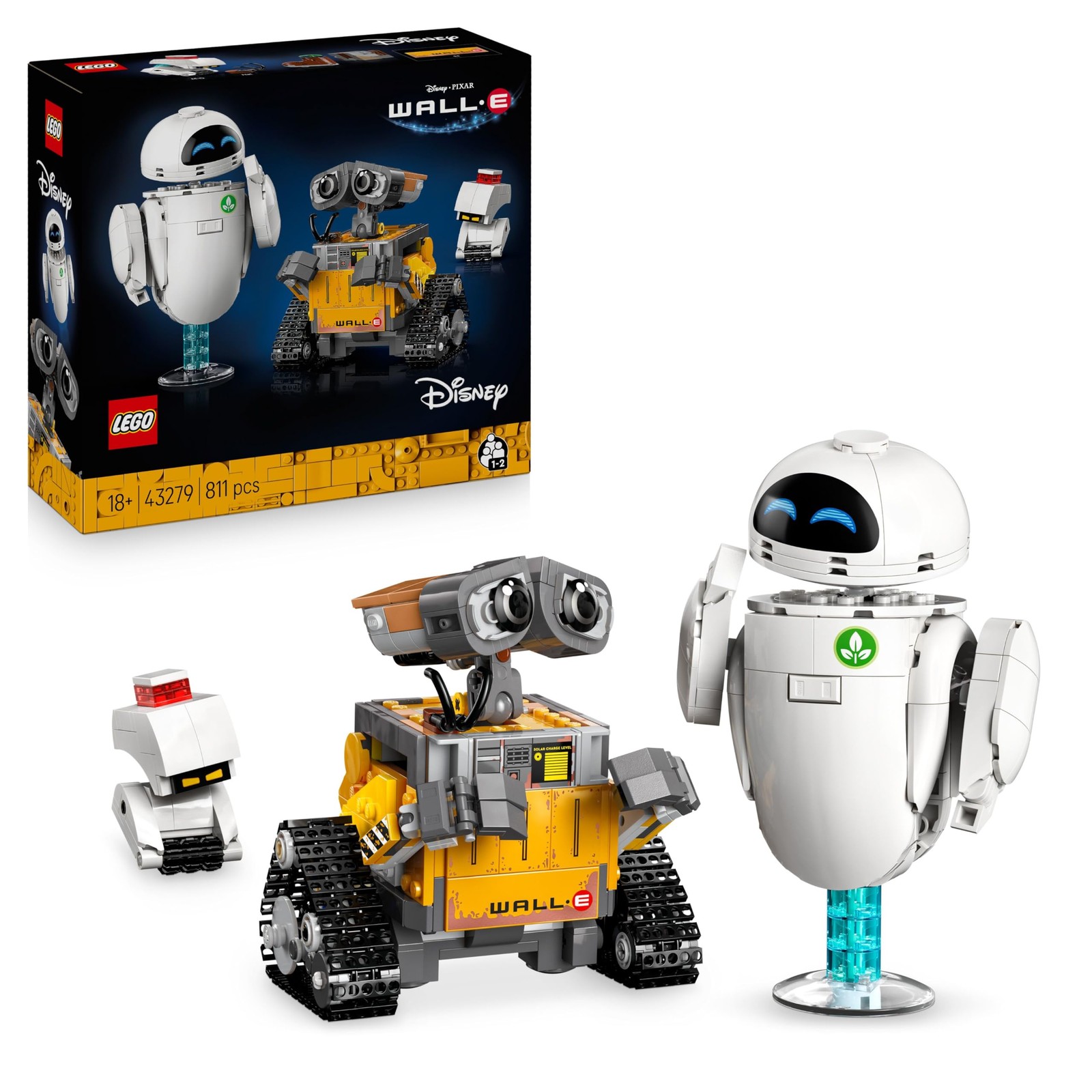 LEGO Disney et Pixar Wall-E Eve set de construction multicolore pour enfants et passionnés