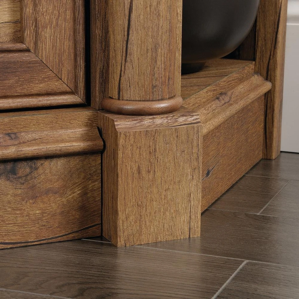 Palladia Entertainment Credenza, для телевизоров до 60 дюймов, винтажная дубовая отделка - Изображение 2 из 4