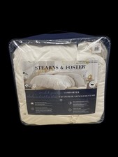 Stern and Foster Queen Goose Down Comforter 100% Cotton White