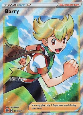 Barry (Full Art) (167/172), Brilliant Stars, holo, Ultra Rare - NM