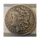 1890 Morgan Silver Dollar Carson City 1890-CC $1 Coin Circulated Uncertified