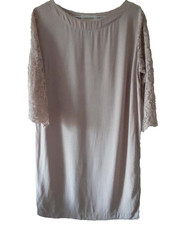 ZIMMERMAN   Dress  Womens  Size 0 ....3/4 Lace  Sleeves Viscose Loose Fit Shift