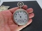 1905 Hamilton 924 Pocket Watch, 17j 18s, Sterling Silver OF, Repair — photo 1
