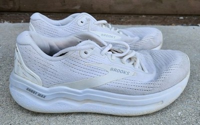 Brooks Ghost Max 2 Bright White Men Road Running Jogging Shoes 1104311D168 Used