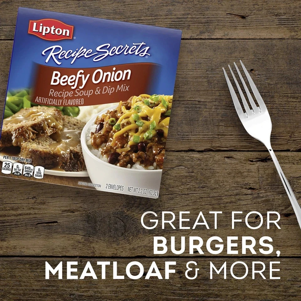 Receta de sopa Lipton secretos y mezcla de salsa para una deliciosa comida cebolla carnosa excelente Foto 2 de 4