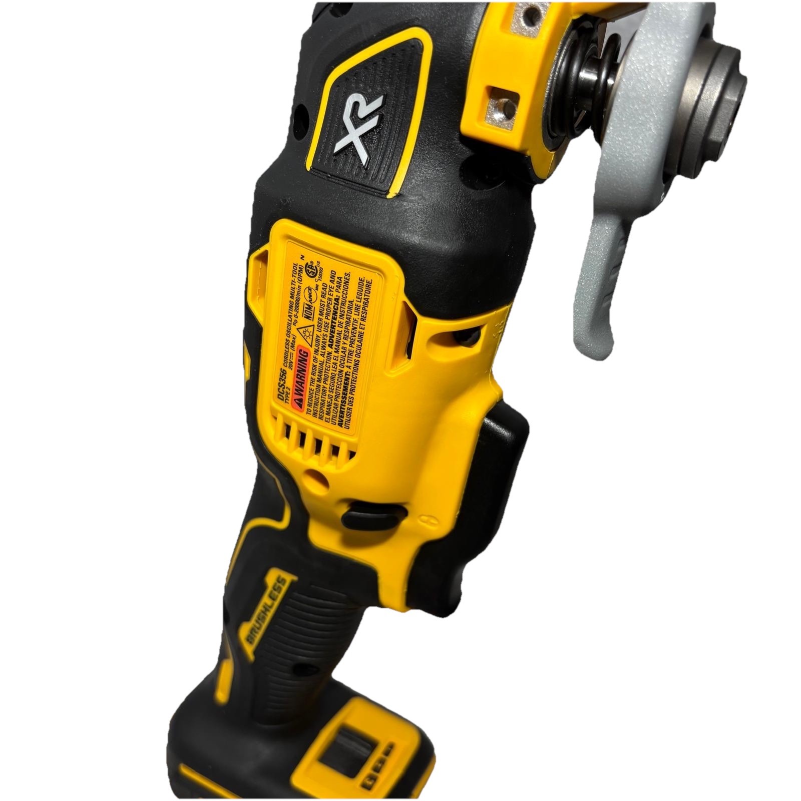 DEWALT XR 20V Brushless Oscillating Tool DCS356B Lithium-Ion Black/Yellow
