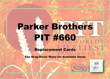Parker Brothers PIT Card Game 660 Replacement Cards-Pick