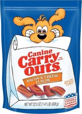 Dog Treats, Bacon  Cheese Flavor, 22.5 Ounce Pack of 6, Made with Real Bacon...
