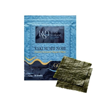 RSD   Premium Seaweed Nori Gold   50 Full Sheets (125g)   Roasted, Sushi-Grad...