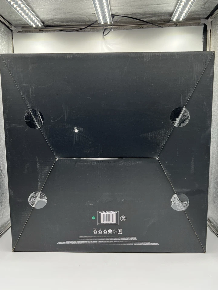 Artika Austin 23" LED Ceiling Fan Dimmable Matte Black Fandelier w/ Remote New - Image 4 of 4