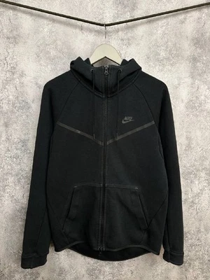 Sweat à capuche Nike Tech Fleece Full Zip noir Drill Trap manches longues 805... - Photo 1/4
