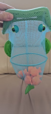 Kids Bath Toys 7 floating fish in a keepnet with magnetic closure at top