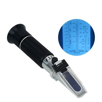 4-in-1 Antifreeze Coolant Refractometer for Car DEF Battery Washer Fluid CNC