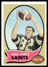Dave Parks 1970 Topps #74 New Orleans Saints VG-EX