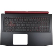 New Acer Nitro 5 AN515-51 AN515-52 53 15.6" Palmrest Keyboard W Red Backlit US