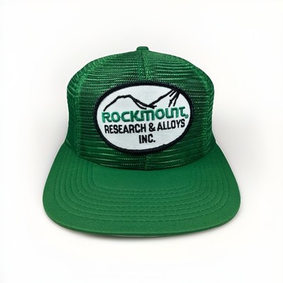 Vintage Rockmount Research & Alloys Inc. Hat Welding All Mesh Cap w/ Patch