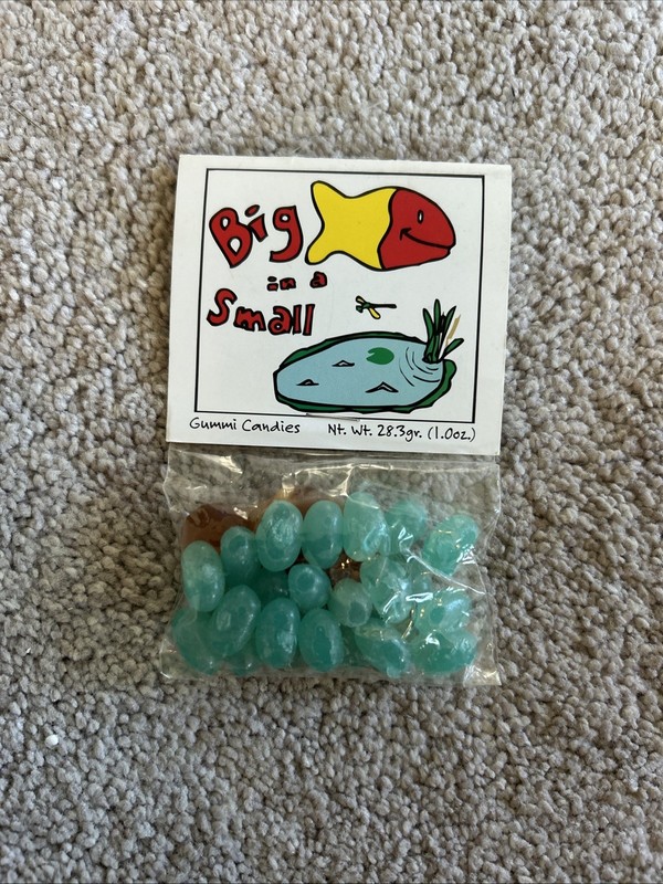 Jelly Belly Jelly Beans RARE Collectible Candy “Big Fish In A Small Pond”