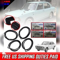 Door Rubber Seal Weatherstrip Front Rear For Toyota Corolla KE20 TE20 Sedan